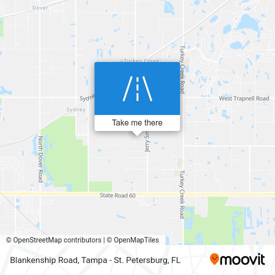 Mapa de Blankenship Road
