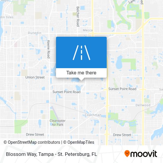 Blossom Way map
