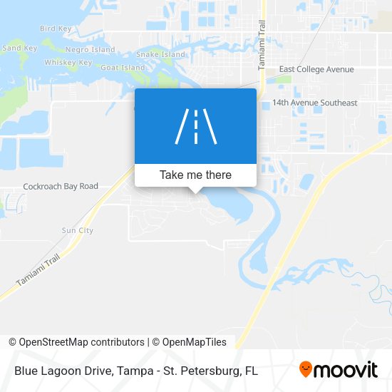 Blue Lagoon Drive map