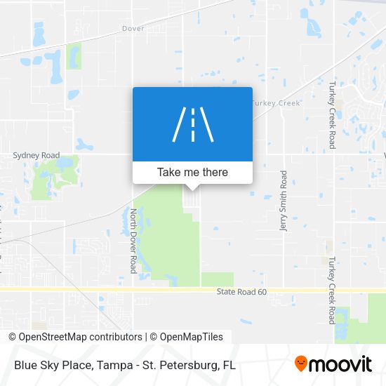 Blue Sky Place map