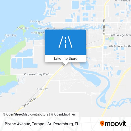 Blythe Avenue map