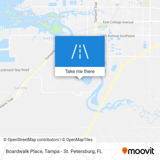 Mapa de Boardwalk Place