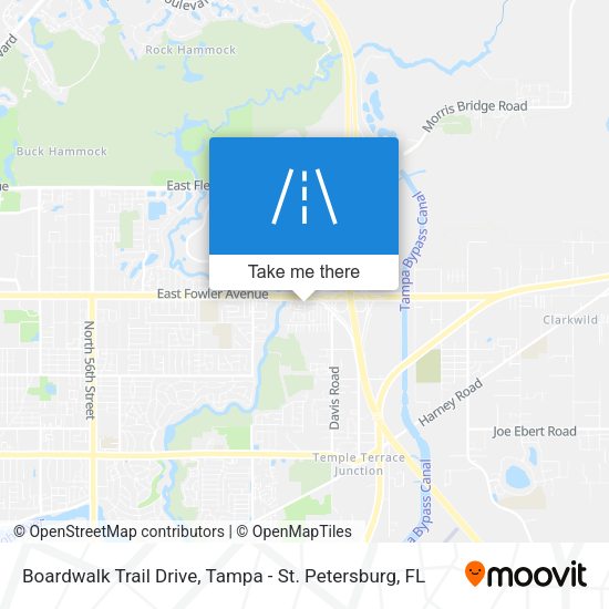 Mapa de Boardwalk Trail Drive