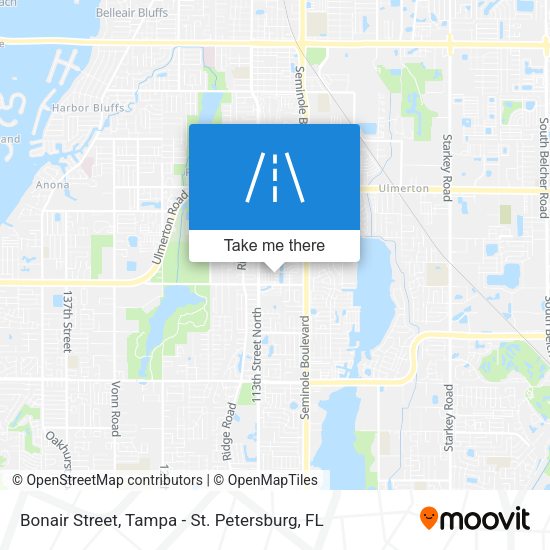 Bonair Street map