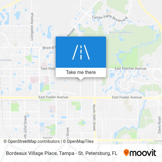 Bordeaux Village Place map