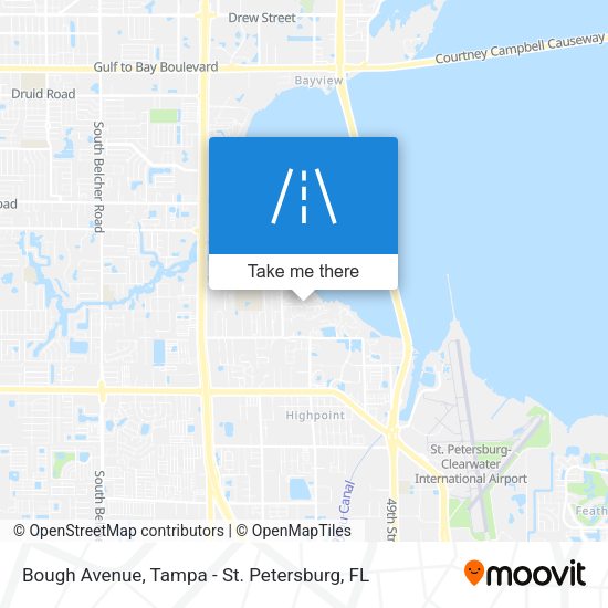 Bough Avenue map