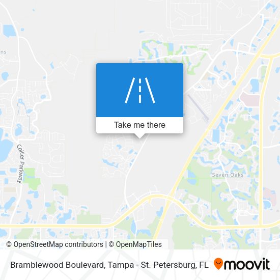 Mapa de Bramblewood Boulevard