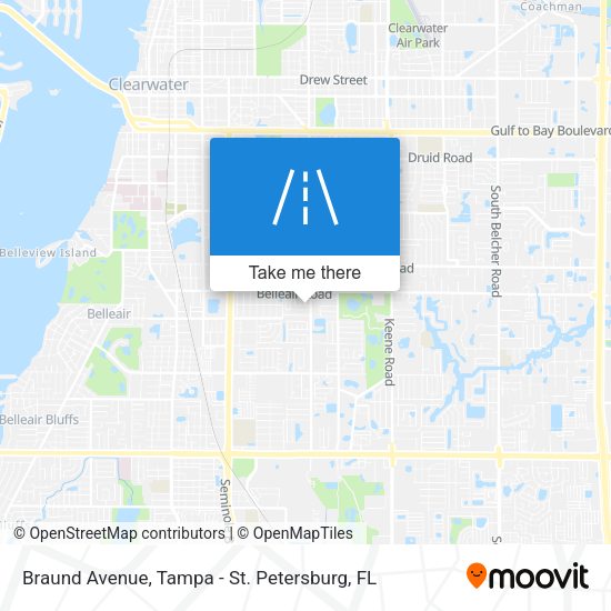 Braund Avenue map