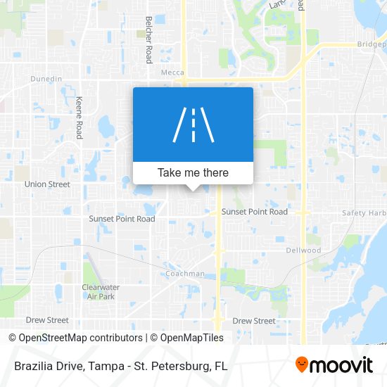 Brazilia Drive map