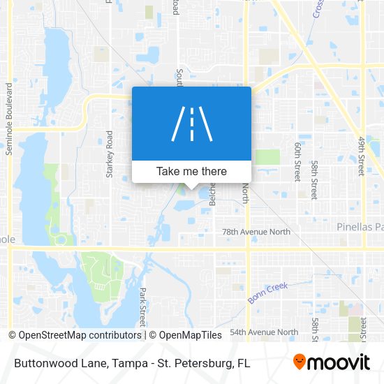 Buttonwood Lane map