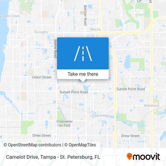 Camelot Drive map