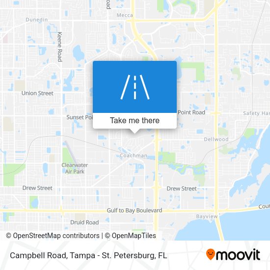 Campbell Road map