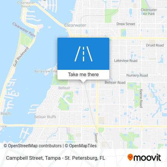 Mapa de Campbell Street