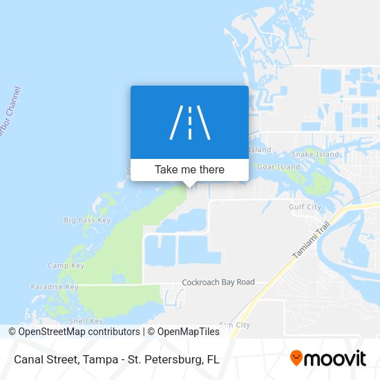 Canal Street map