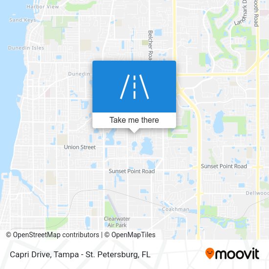 Capri Drive map