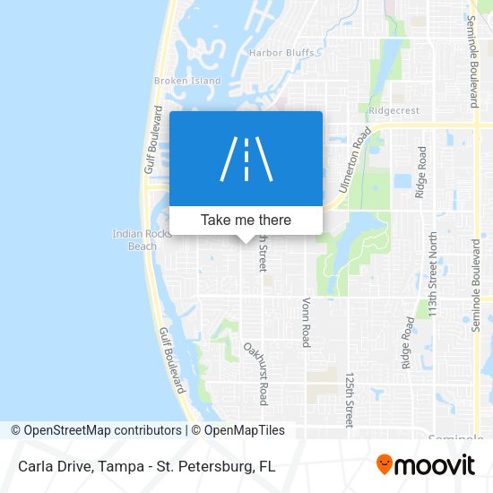Mapa de Carla Drive