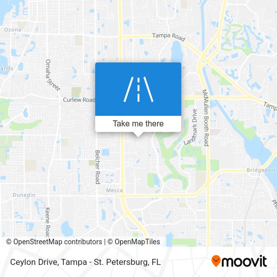 Mapa de Ceylon Drive