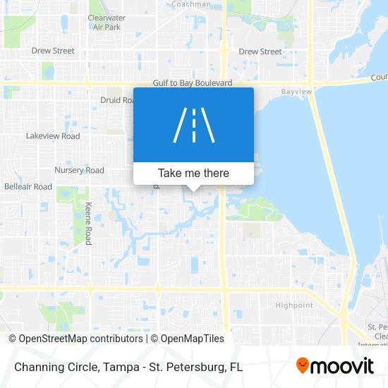 Channing Circle map