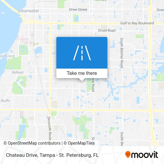 Chateau Drive map