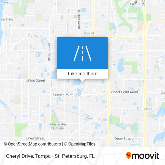 Mapa de Cheryl Drive