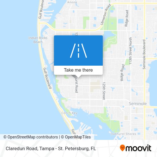 Claredun Road map
