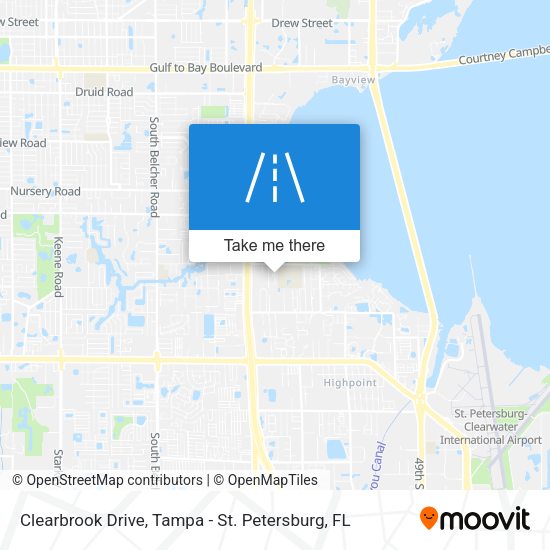 Clearbrook Drive map