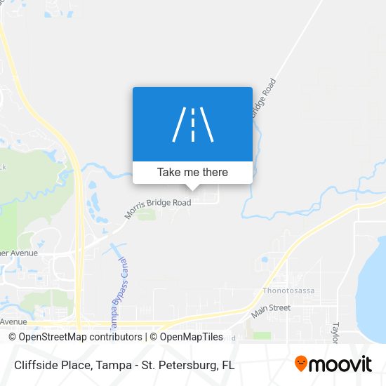 Cliffside Place map