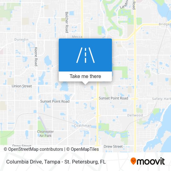 Columbia Drive map