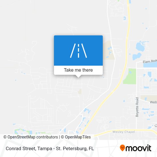 Conrad Street map