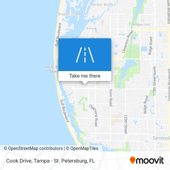 Cook Drive map
