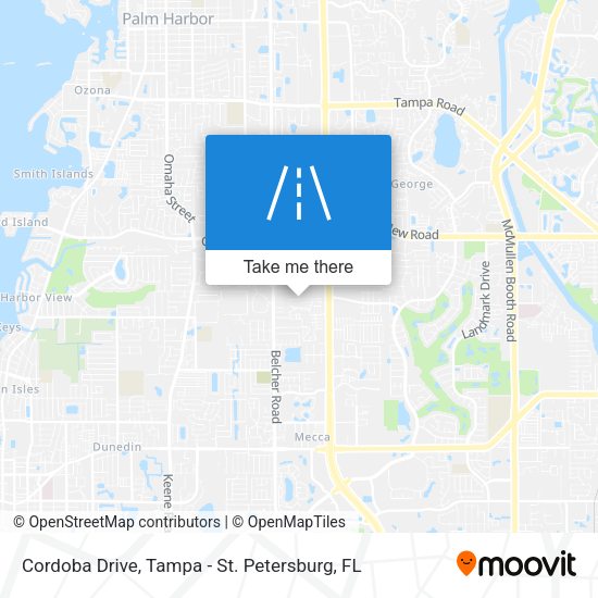 Cordoba Drive map