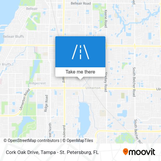 Cork Oak Drive map