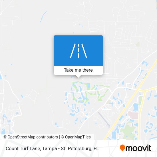 Count Turf Lane map