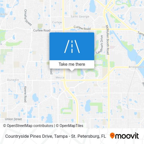 Countryside Pines Drive map