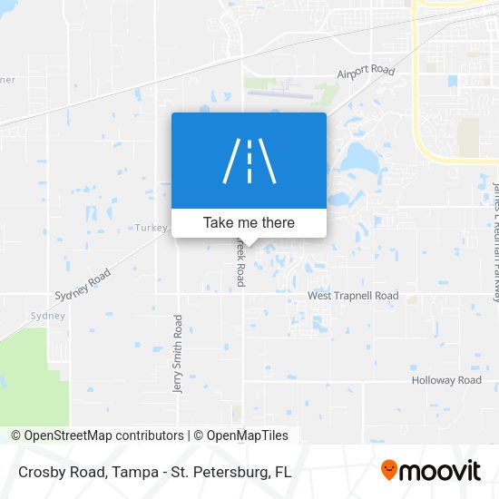 Crosby Road map