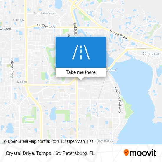 Mapa de Crystal Drive
