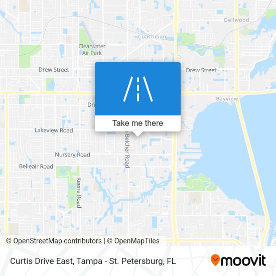 Curtis Drive East map