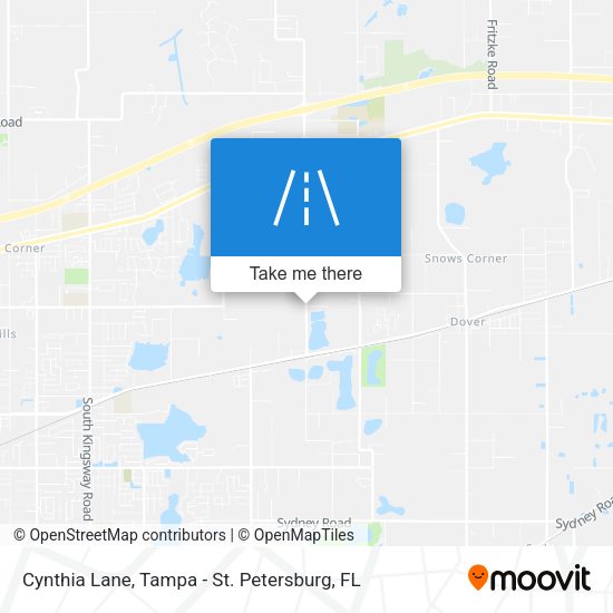 Cynthia Lane map