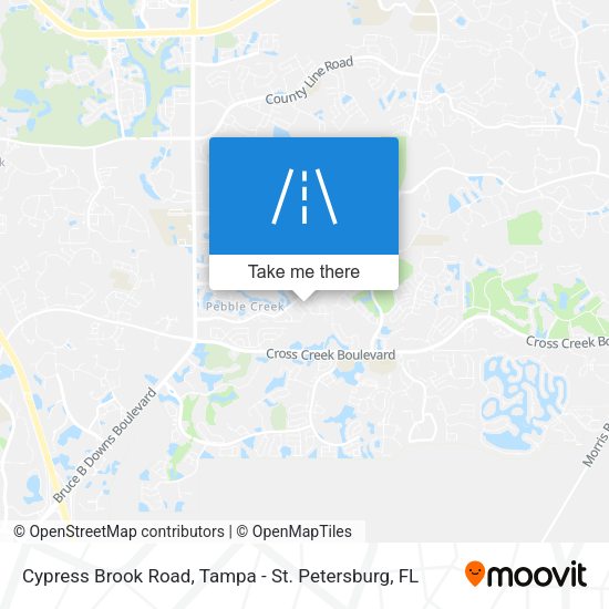 Cypress Brook Road map