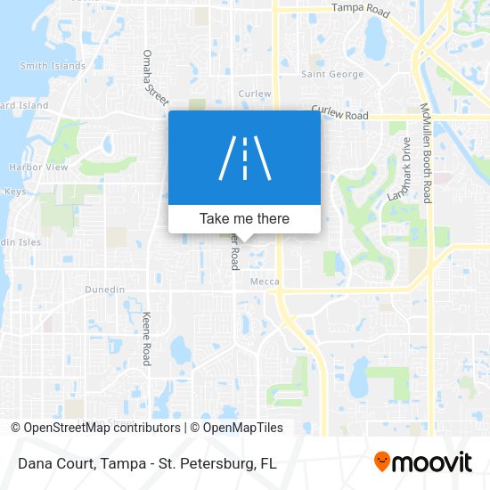Dana Court map