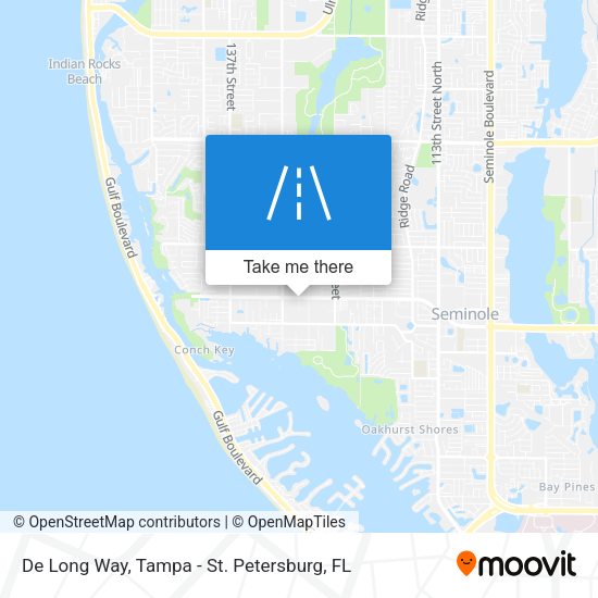Mapa de De Long Way