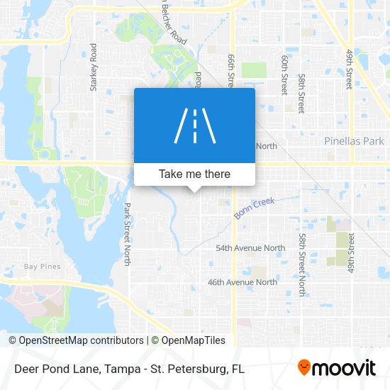 Deer Pond Lane map