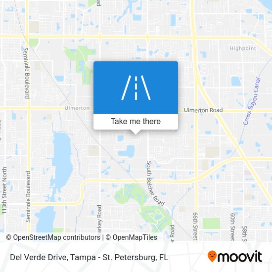 Mapa de Del Verde Drive