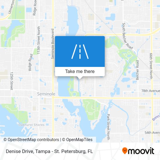 Denise Drive map