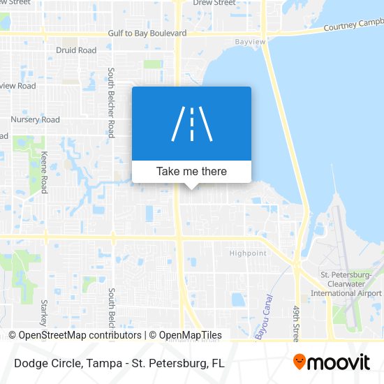 Dodge Circle map