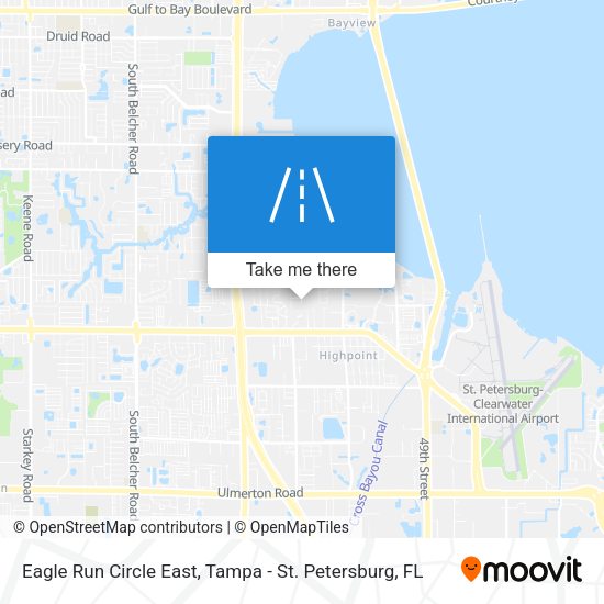 Eagle Run Circle East map