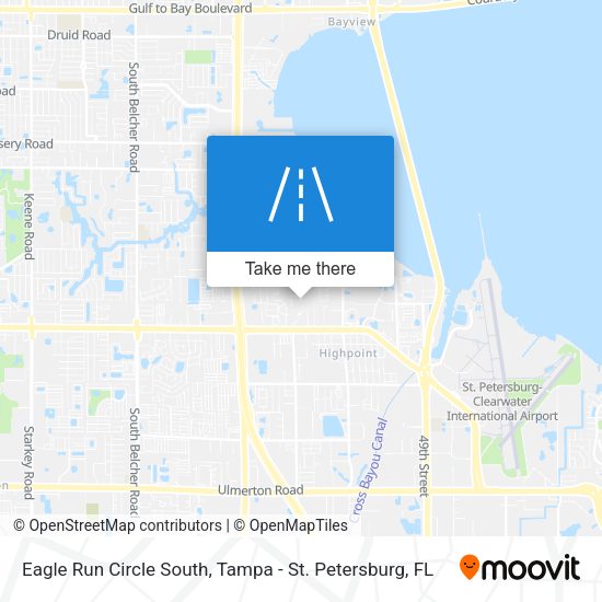 Eagle Run Circle South map