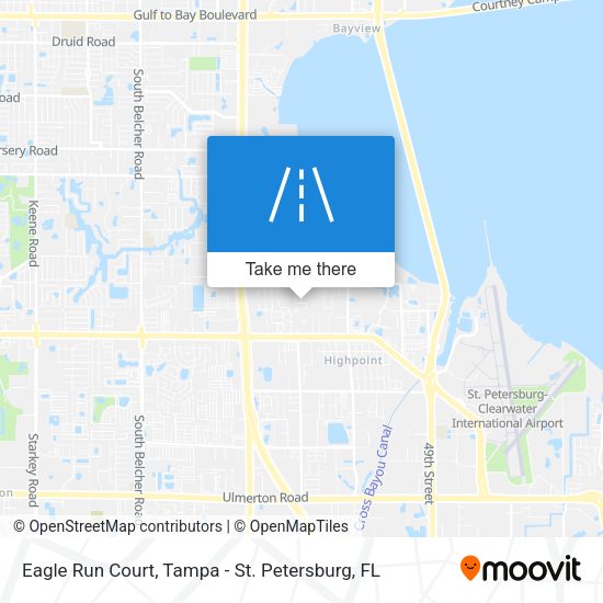 Mapa de Eagle Run Court