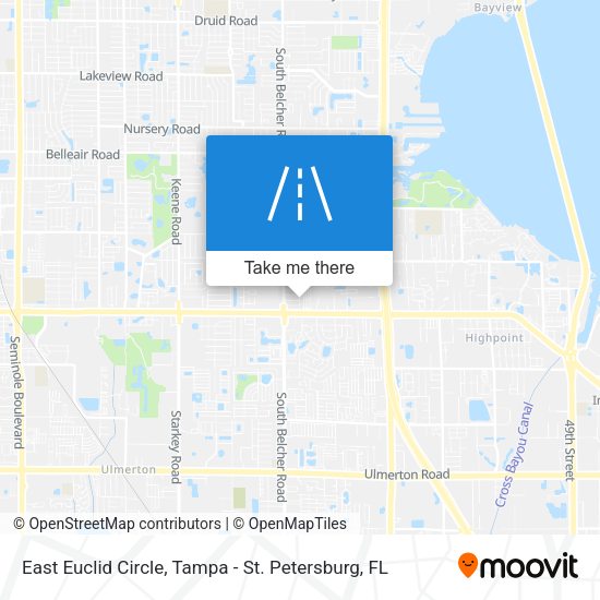 East Euclid Circle map