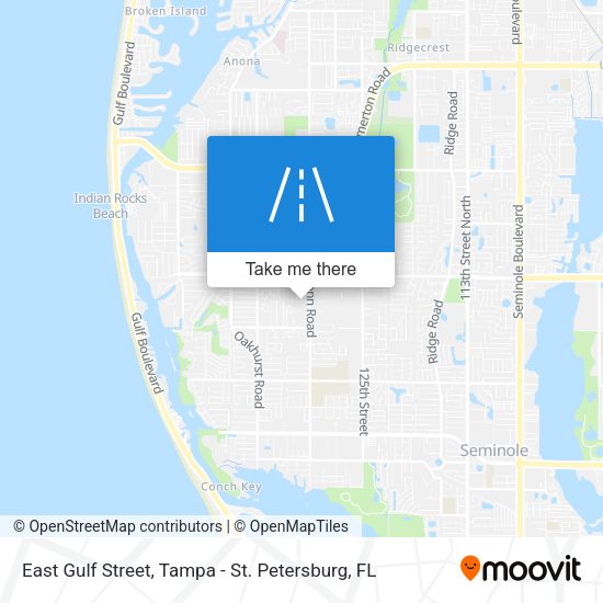 East Gulf Street map